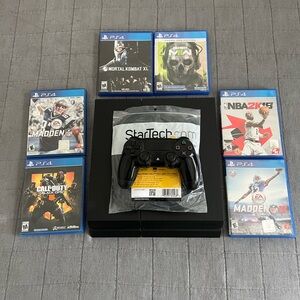 PS4 console with games